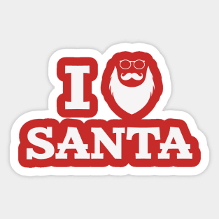 I Love Santa! Sticker